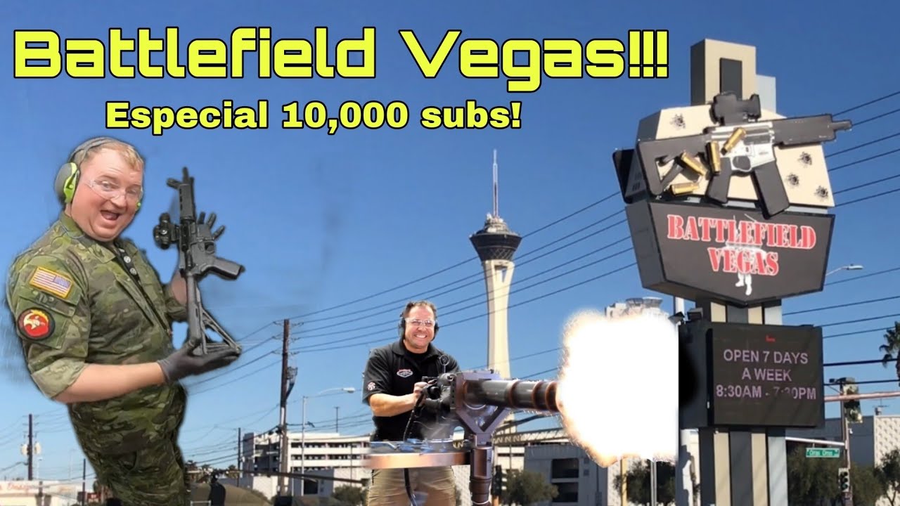 Dispare armas Reales! | Especial 10,000 SUBS | BATTLEFIELD VEGAS!