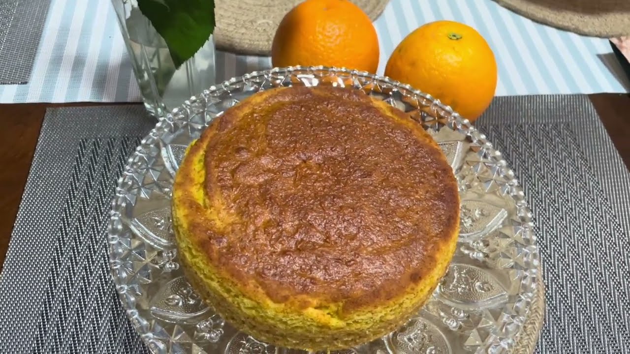 🍊 Soft & Moist Orange Cake in Air Fryer | No Mixer | Easy Loaf Cake Recipe