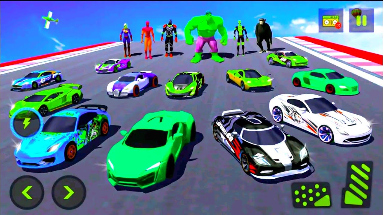 Impossible Car Stunt Driving Simulator 3d &ndash; Sports Car Racing 2024 &mdash; Android Gameplay
