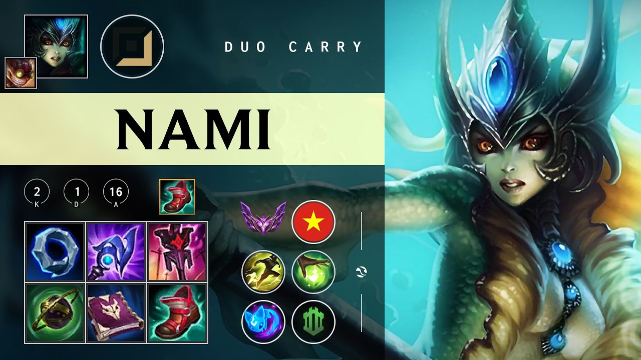 Nami Carry vs Jhin - VN Master Patch 26.05