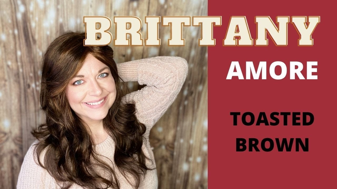 WIG REVIEW! BRITTANY by Amore - TOASTED BROWN - Outside & Styling Review