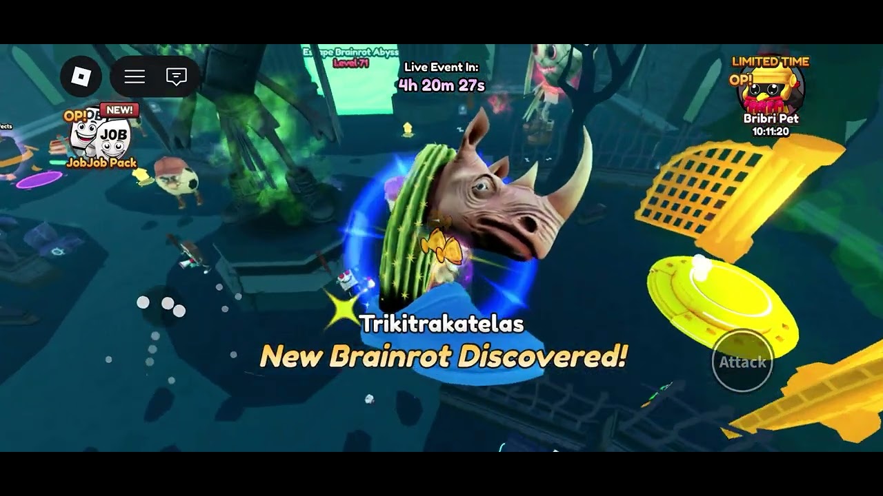 Brainrot evolution and 6x rebirth