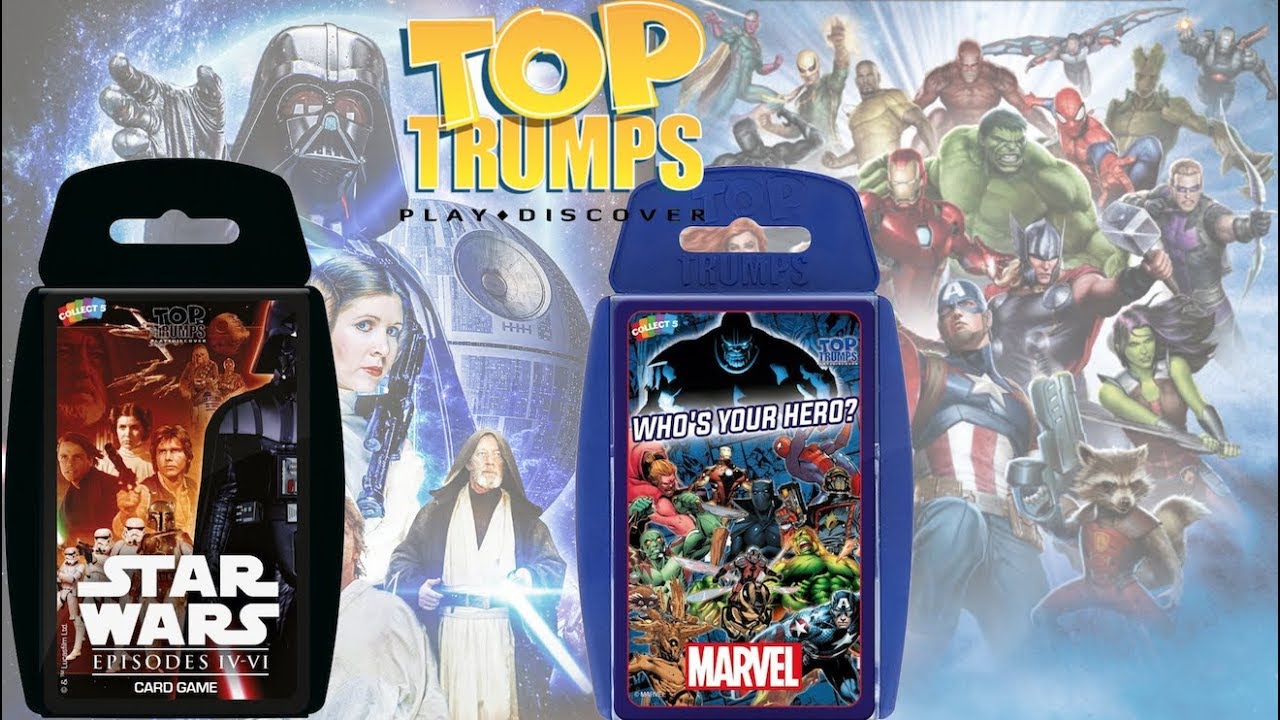 Top Trumps Marvel & Star Wars Card Games