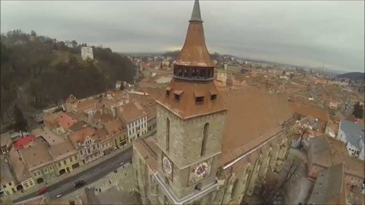 Biserica Neagra-Brasov - filmare aeriana cu drona