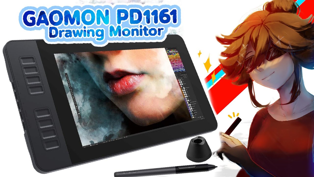 My First Display Tablet! +SPEEDPAINT [GAOMON PD1161]🍓🥝