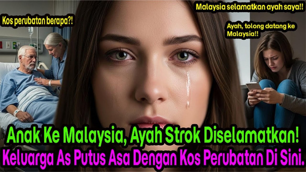 Keluarga AS menangis terharu di Malaysia: Bapa strok diselamatkan berkat anak perempuan!
