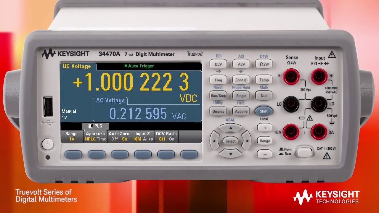 Truevolt Performance Series 6&frac12; & 7&frac12; digit Digital Multimeters (34465A, 34470A)
