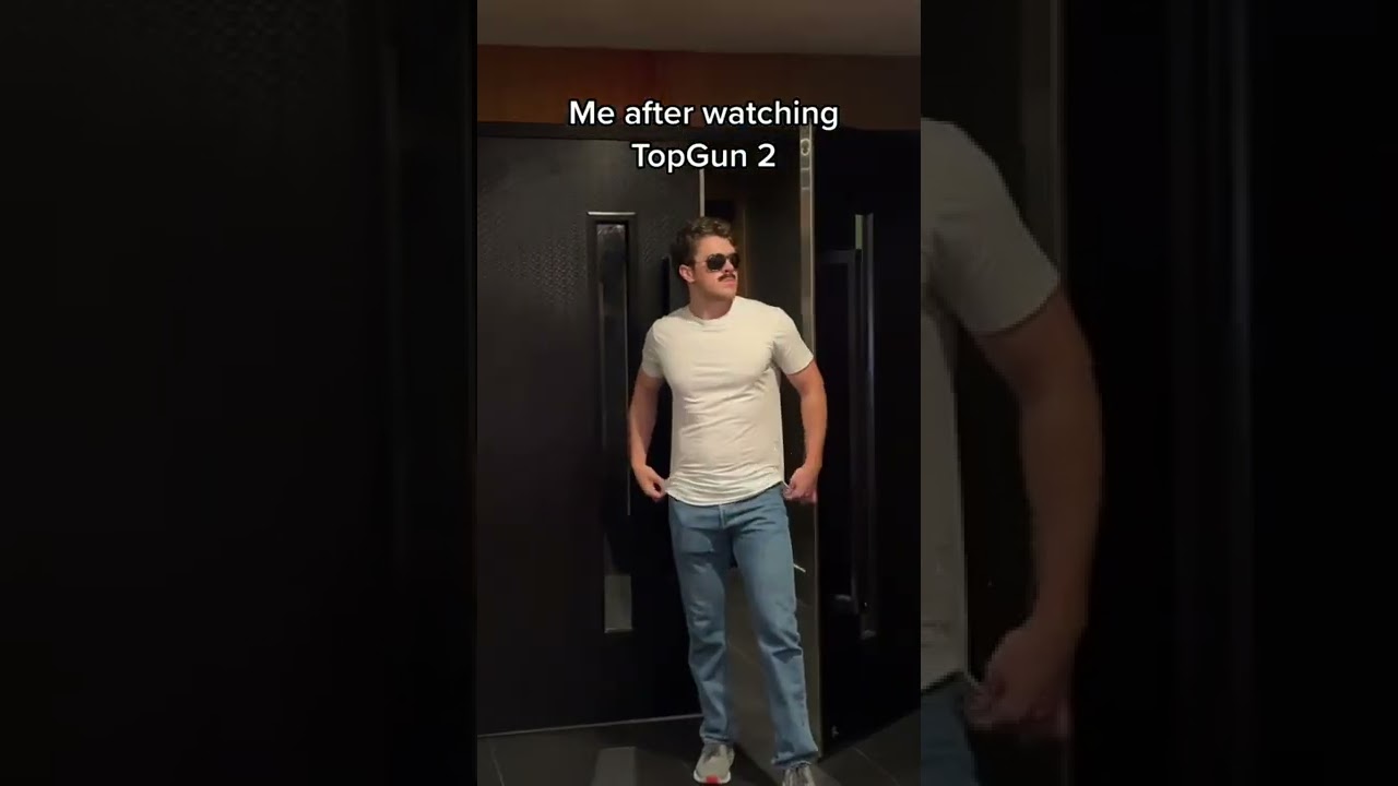 me after watching TopGun 2 -joechristianguy #shorts