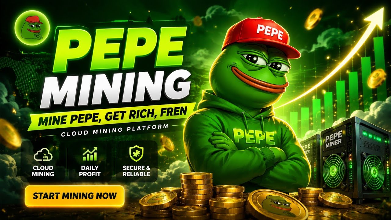 New Free PEPE Cloud mining site | cloud mining | crypto mining Free | no need invest