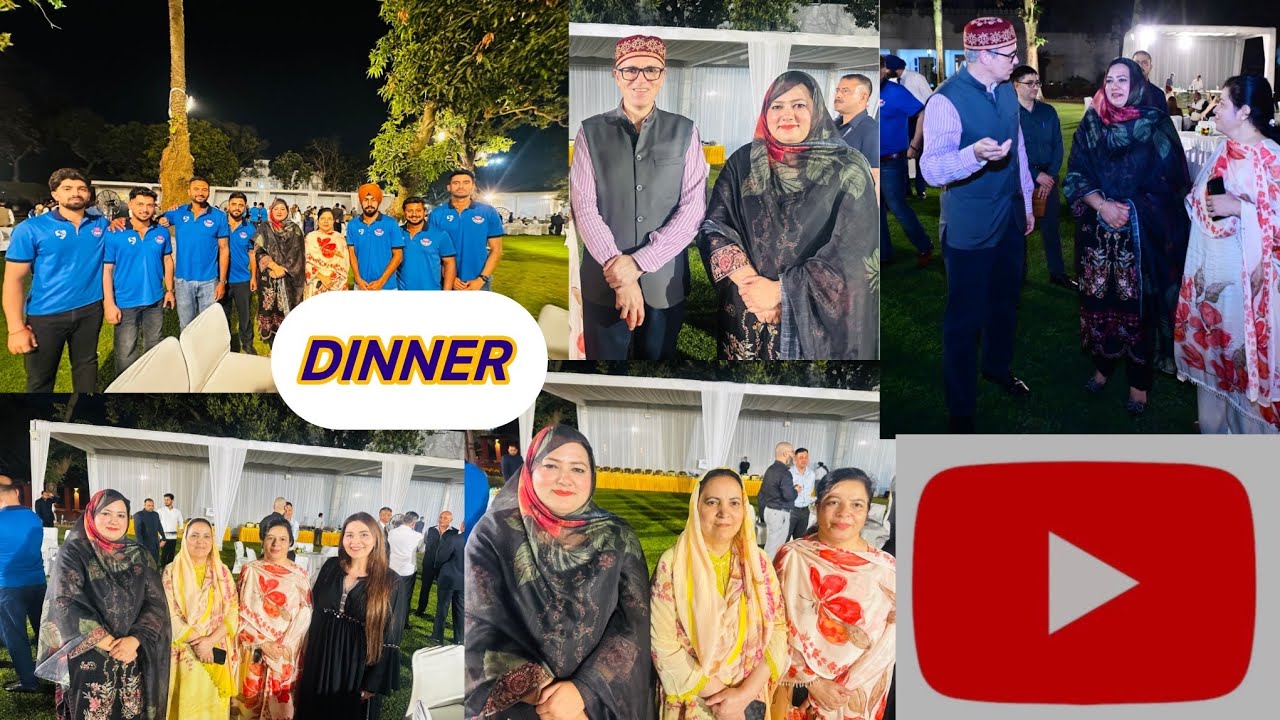 Dinner at chief minister&rsquo;s Residence .