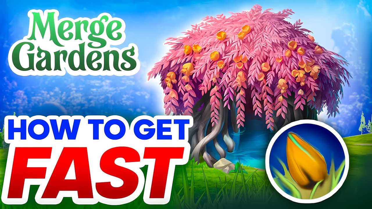 🎁How to Get EVERYTHING in Merge Gardens: Tulips, Acorns, Mossy Pebbles & More🎁