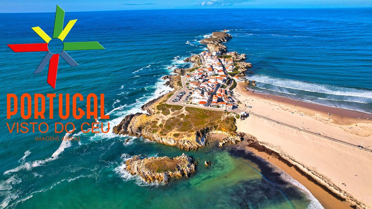 Baleal🏄‍♂️one of the most wonderful secret places in Europe -🏄‍♂️aerial view - Peniche - 4K Ultra HD