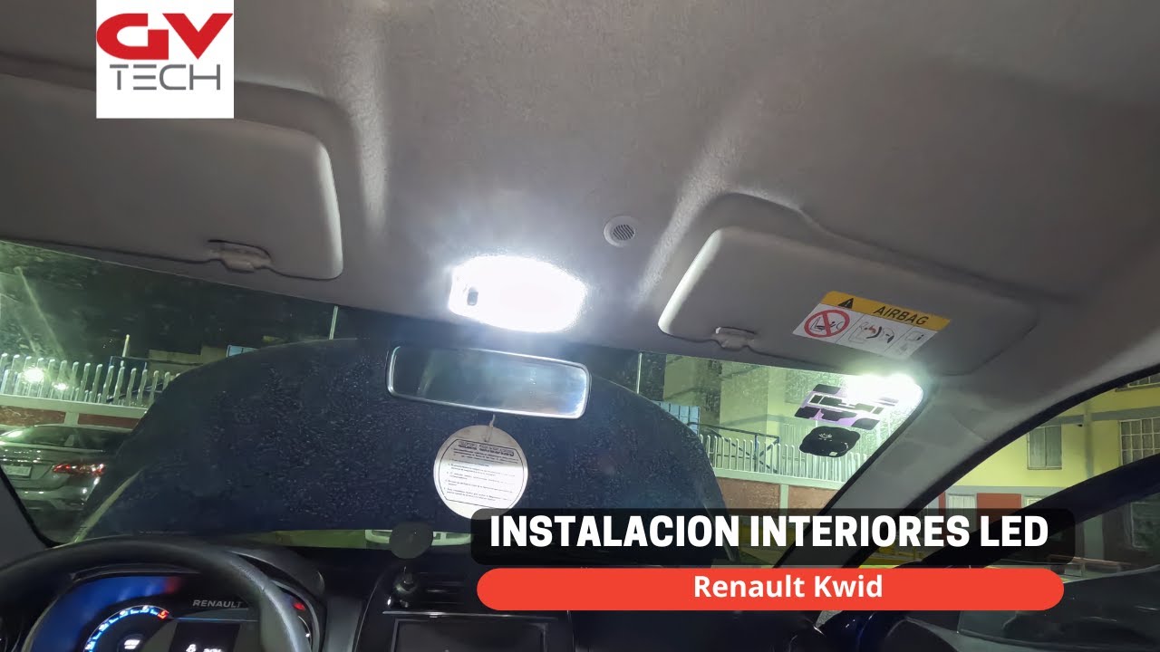 Instalación led de interiores Renault KWID 2022 al 2025