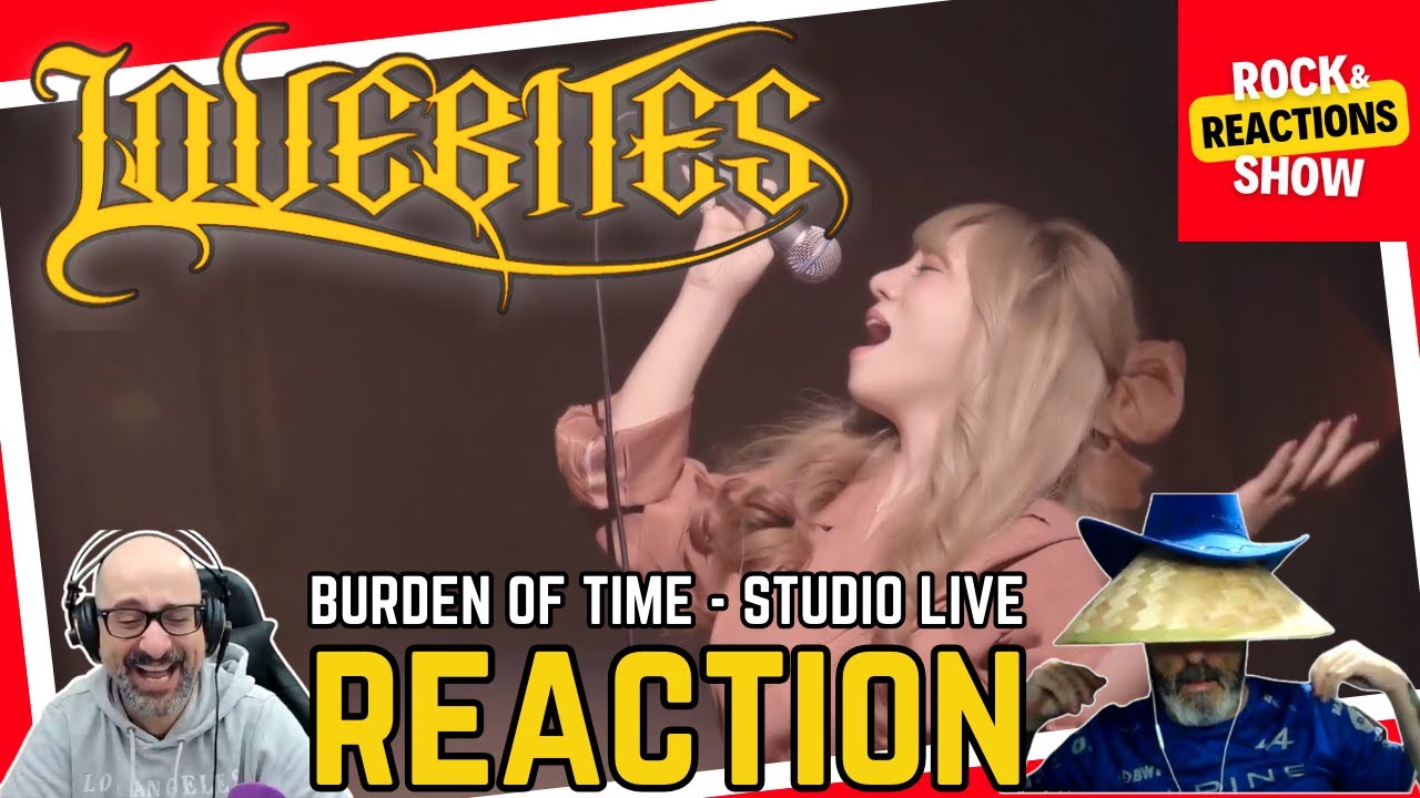 LOVEBITES - Burden of time - studio live | Reaction | Reacción | Rock and Reactions