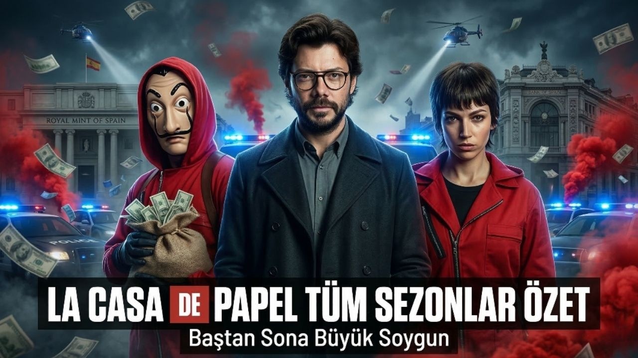 La Casa de Papel Tüm Sezonlar Özeti (Baştan Sona)