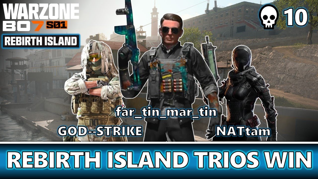 Rebirth Island Trios W 10 kills team D20260127 harbor hills finish