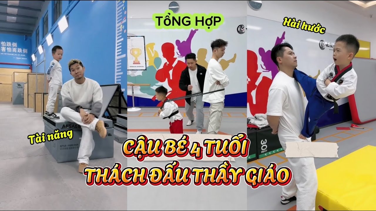 Tổng Hợp Cậu Bé 4 Tuổi Thách Đấu Thầy Giáo Tập 1 - Tài Năng Hài Hước | Tony Reviews
