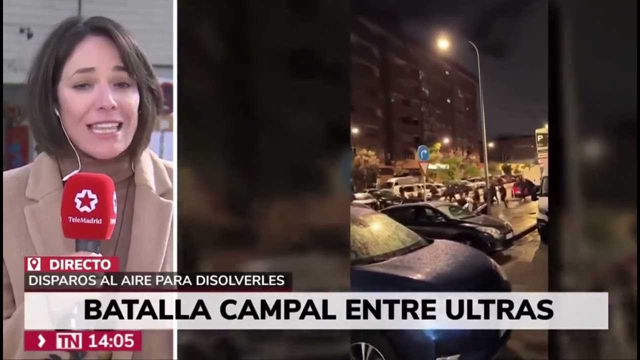 Altercados en Vallecas entre los Ultras de Bukaneros y Terror Machime del Lech Poznan