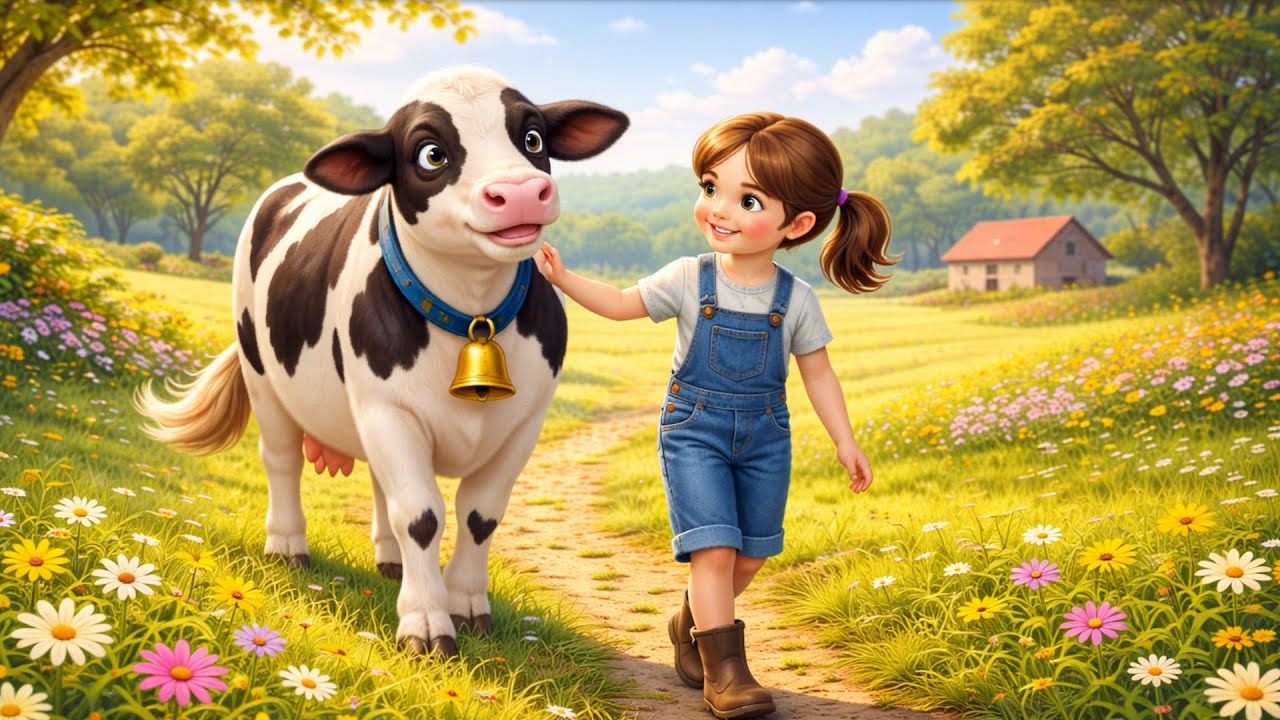 Η Καλή μας Αγελάδα 🐄 | Παιδικό Τραγούδι για ζώα Φάρμας | Melokids