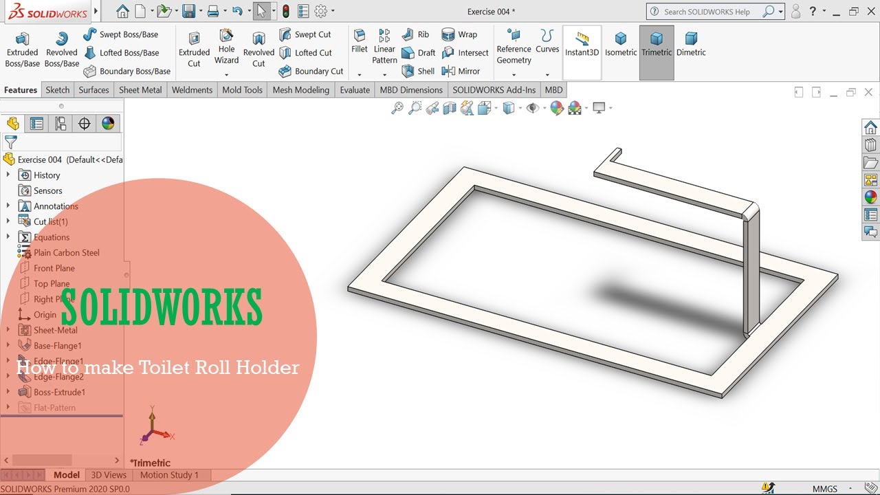 How to make Toilet Roll Holder_ SHEET METAL