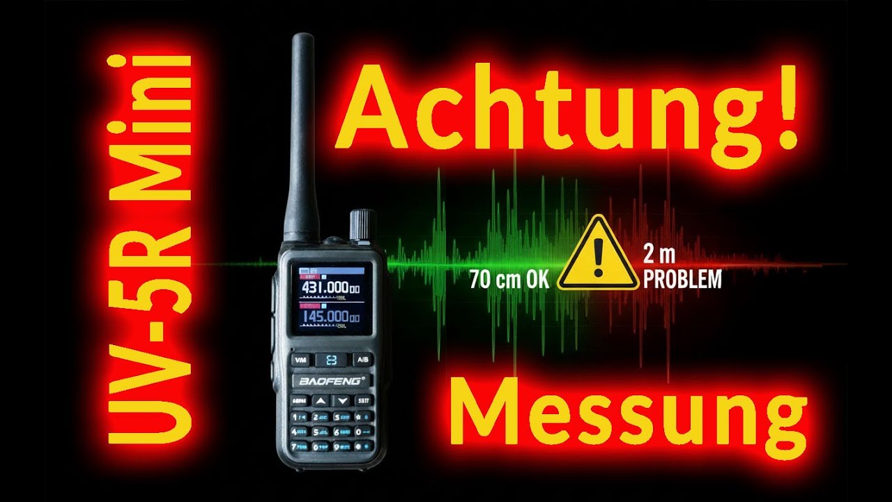 Baofeng UV-5R Mini: 70 cm bestanden – 2 m durchgefallen