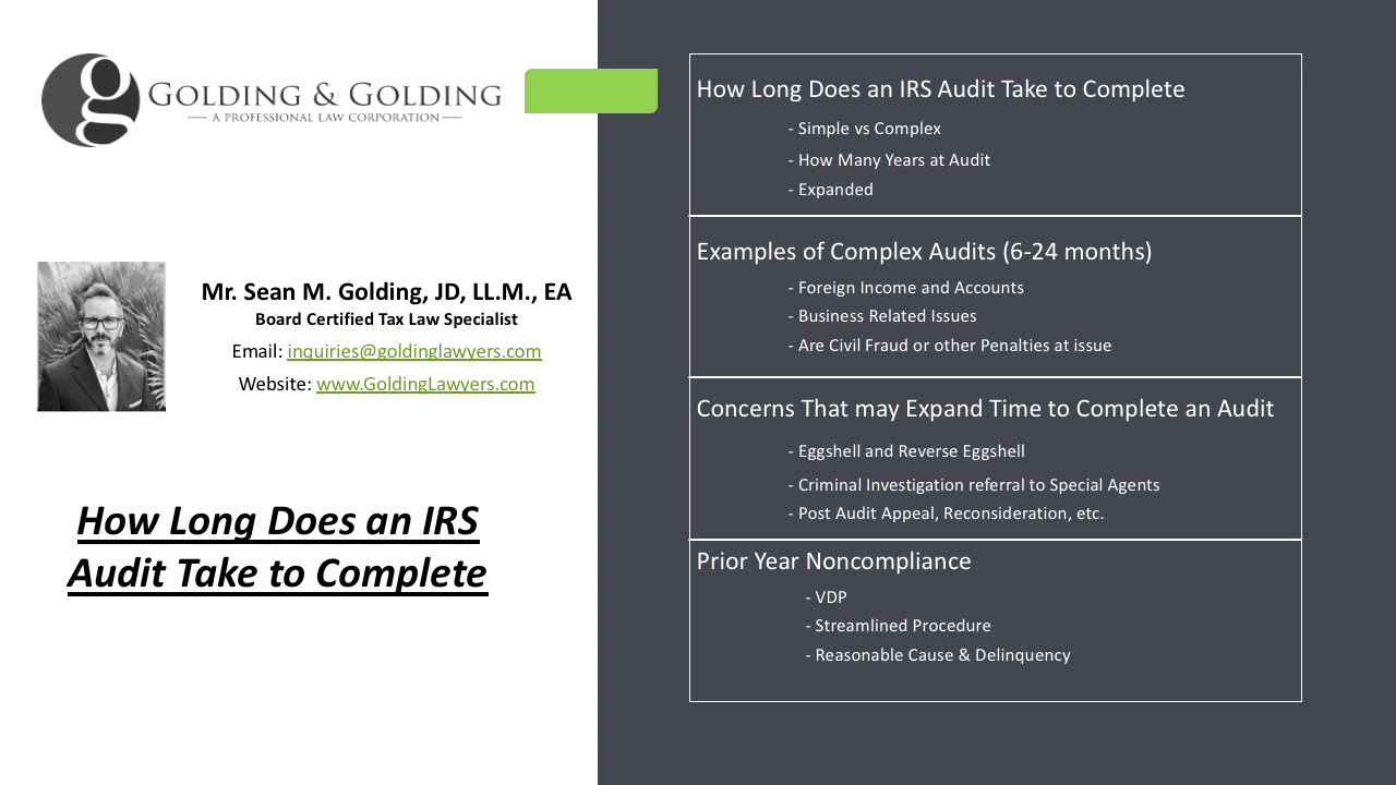 How Long Does an IRS Audit Take to Complete?