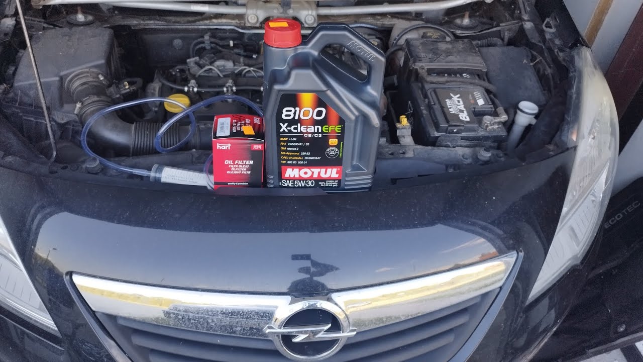 Wymiana oleju Opel Meriva B 1.7 CDTI