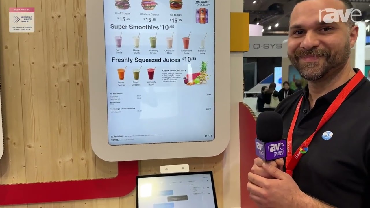 ISE 2024 Sodaclick Demos Automated QSR Ordering Solution with Conversational AI at the Google Booth