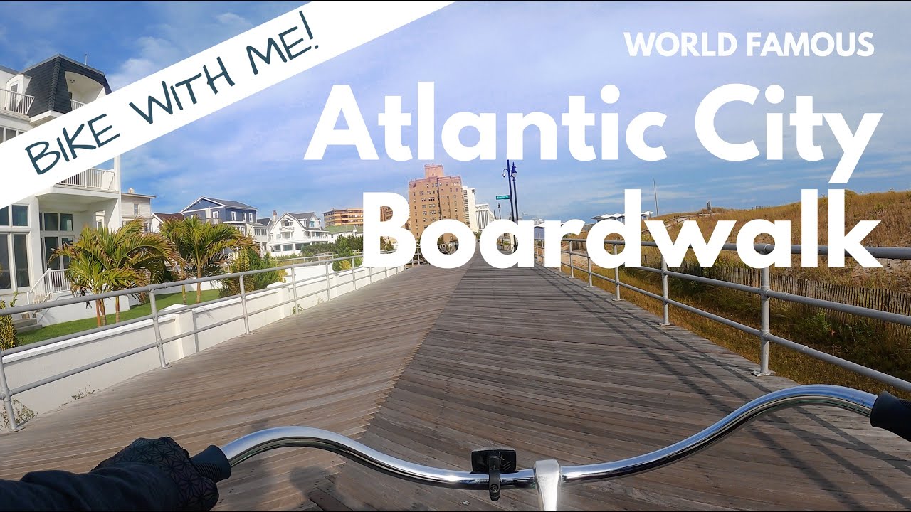 Bike with Me, Atlantic City Boardwalk Tour, October 2021, Beach Cruiser Boardwalk Explorer