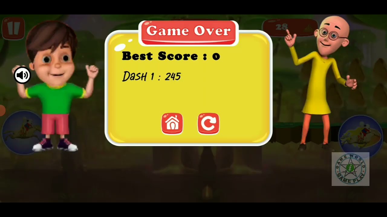 motu-patlu-horse-riding android gameplay