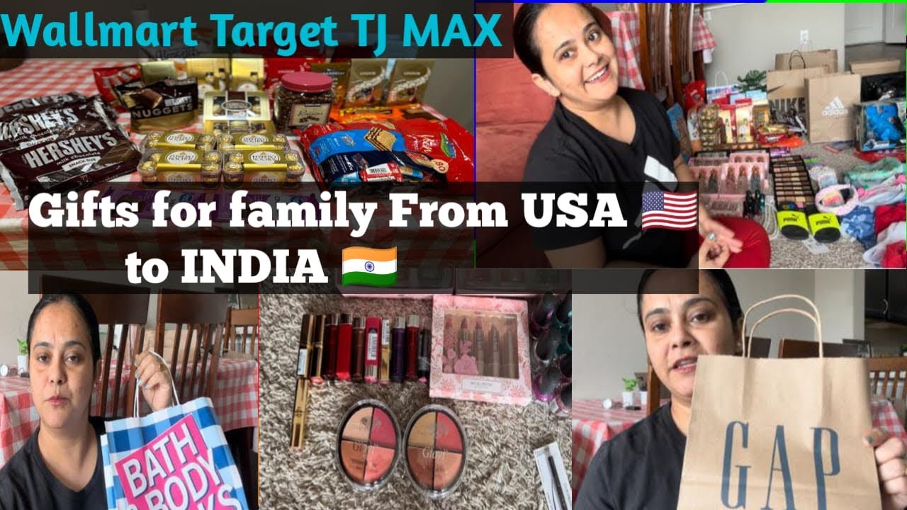Gifts from USA 🇺🇸 to INDIA 🇮🇳 for family and friends |Indian mom in the USA | Gift ideas