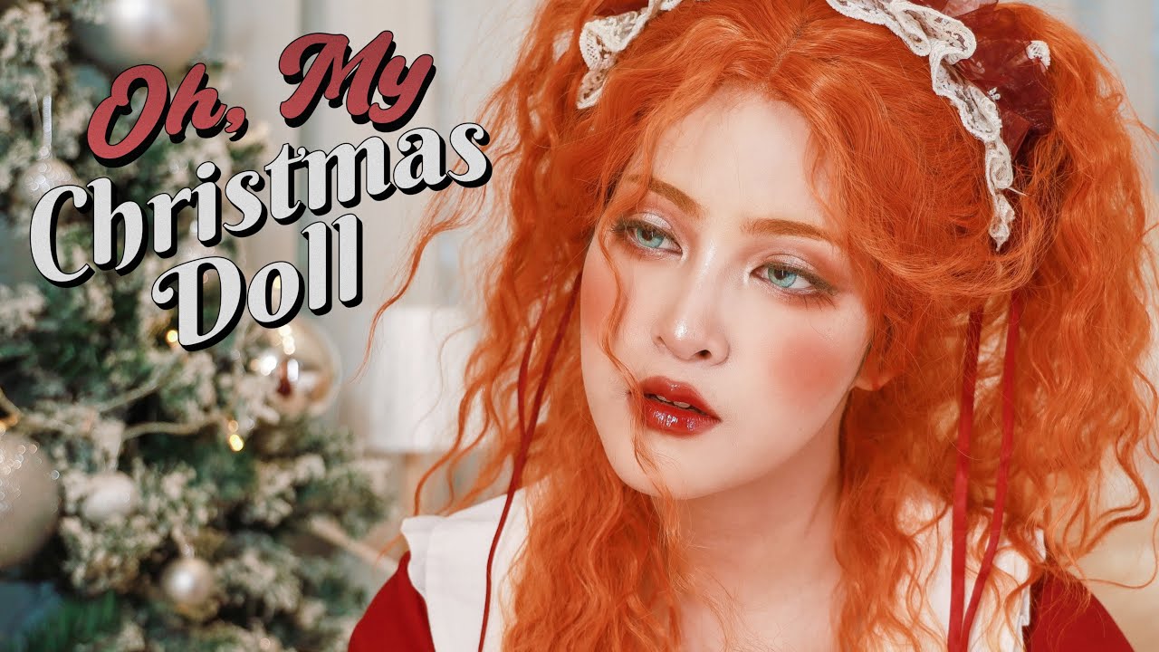 Christmas doll makeup แต่งหน้าเป็นตุ๊กตาในวันคริสต์มาส | Soundtiss