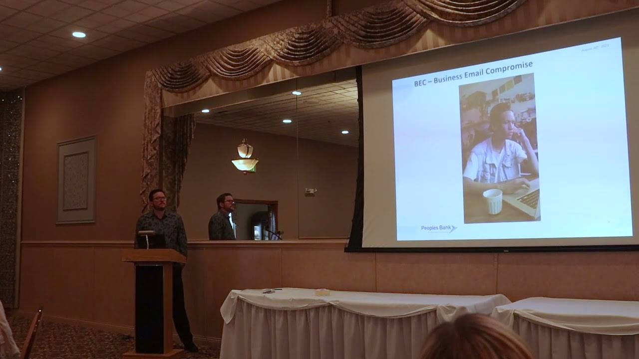 Schererville Chamber Cybersecurity Presentation by Nick Opas of Peoples Bank