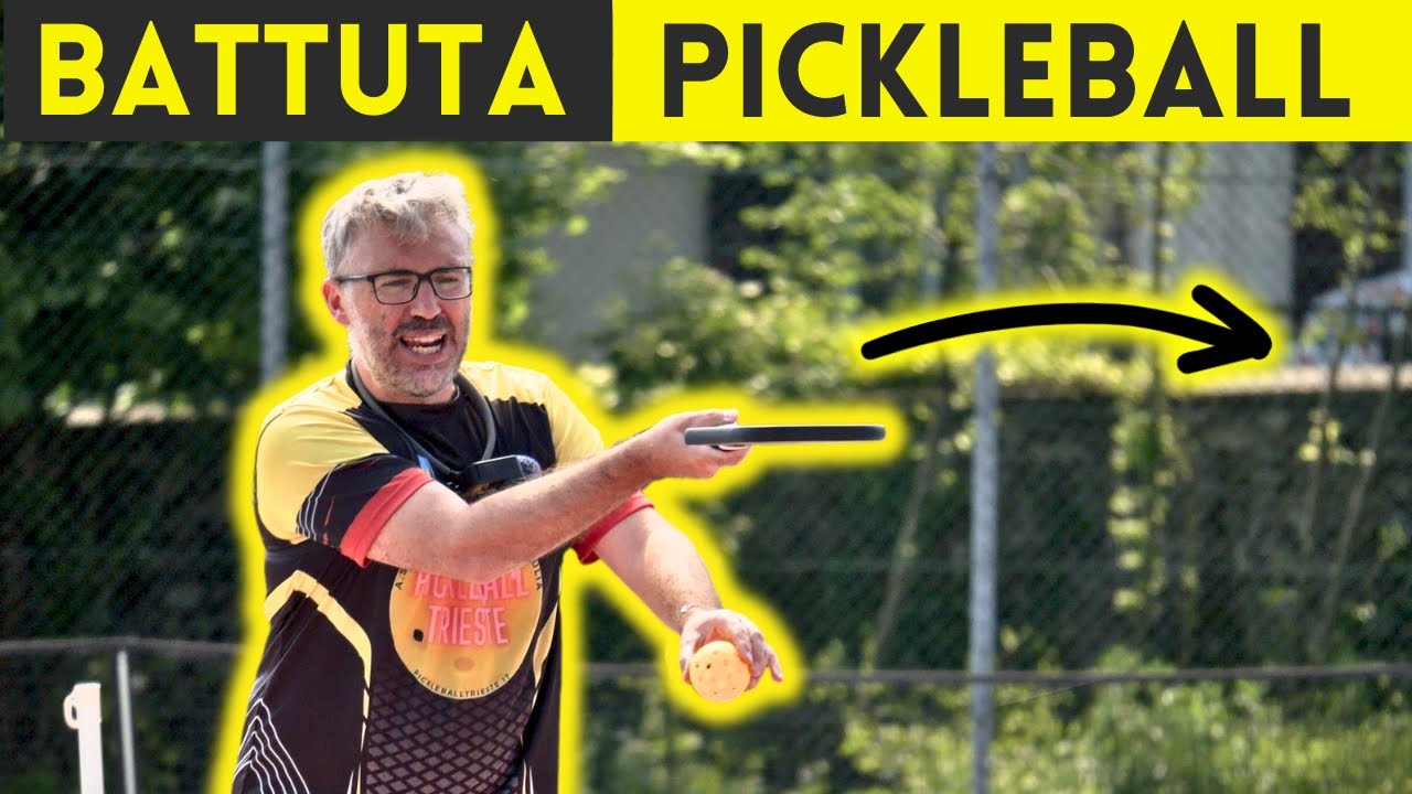 LA BATTUTA NEL PICKLEBALL: Regole Servizio, Effetti e Profondità di Gioco