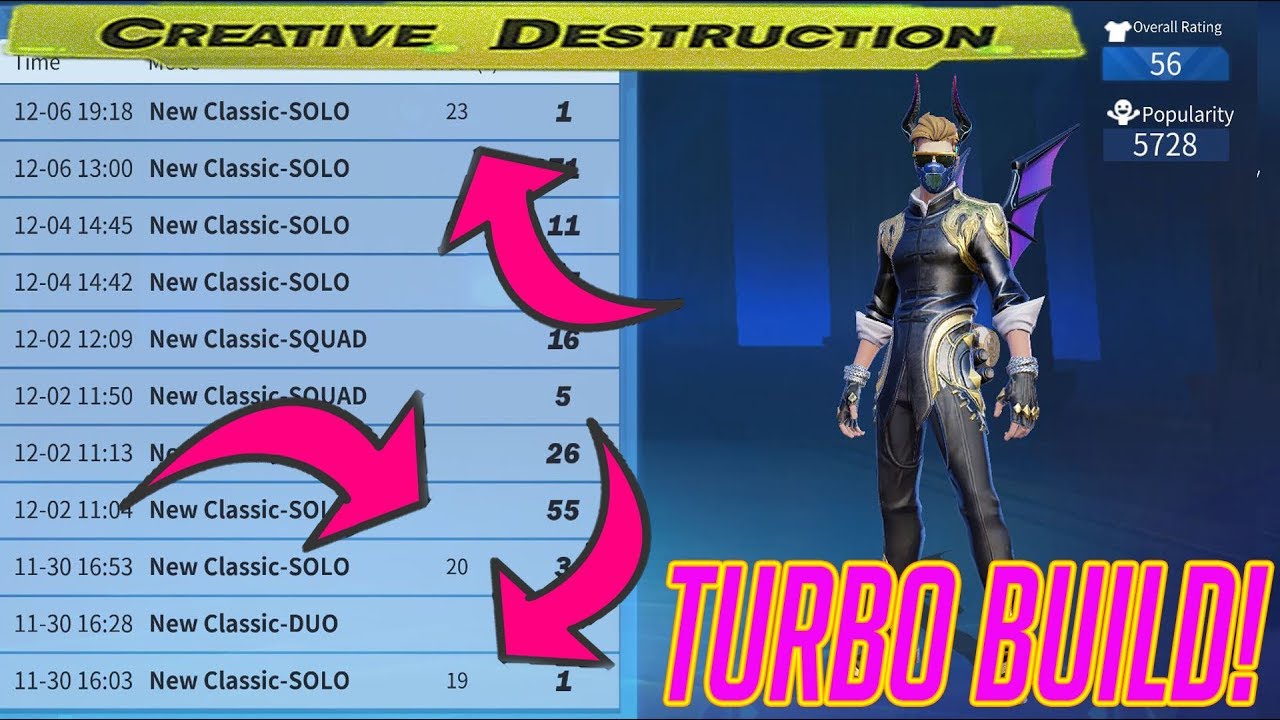 TURBO BUILDING = EASY WINS! + FUN ENDING!!! (Creative Destruction)