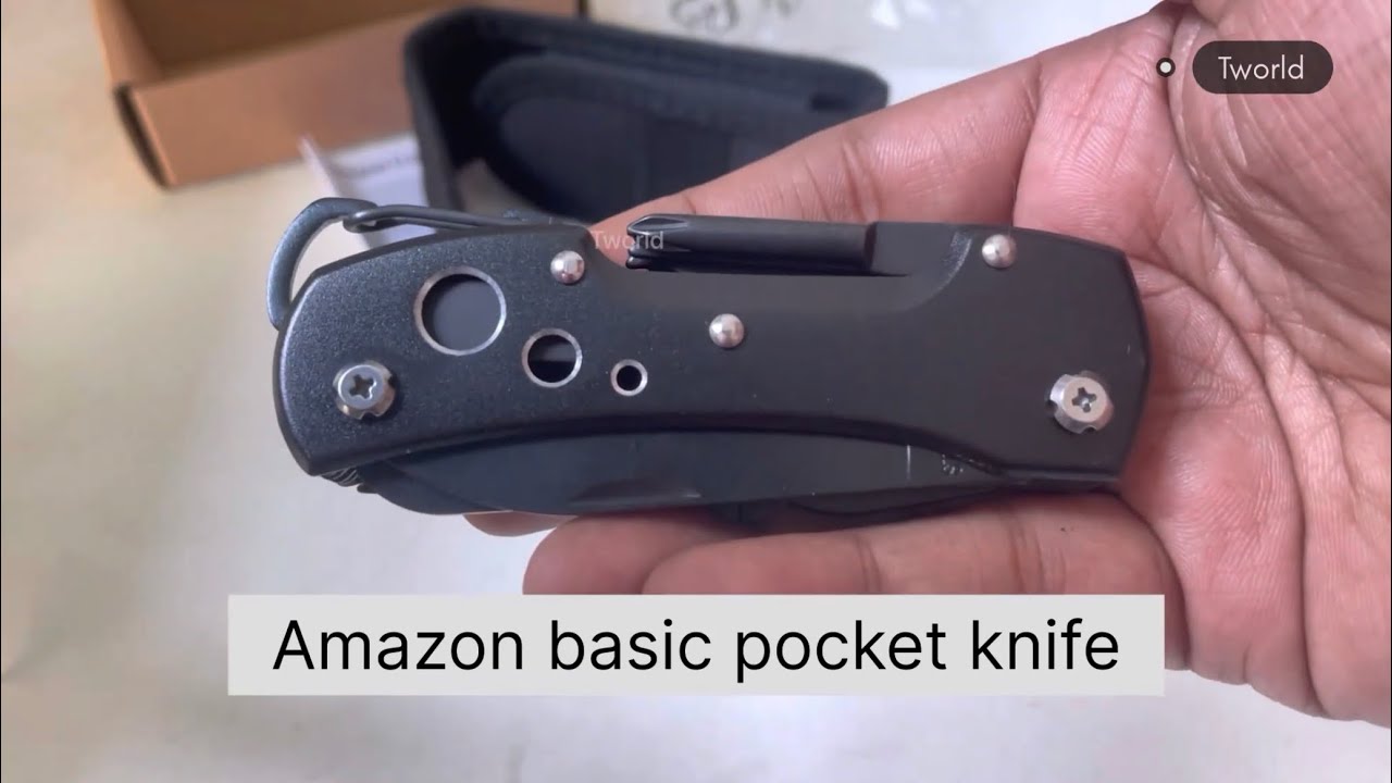Amazon Basics 15-in-1 Multi-Tool Pocket Knife with Nylon Sheath | Amazon basics pocket knife