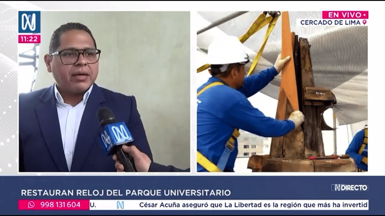 La Torre Reloj vuelve a entonar el Himno Nacional y recupera su aspecto original