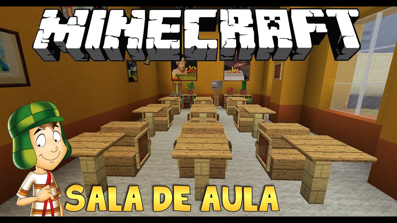 Vila do Chaves: Construindo a Escola #2 (14) - Minecraft