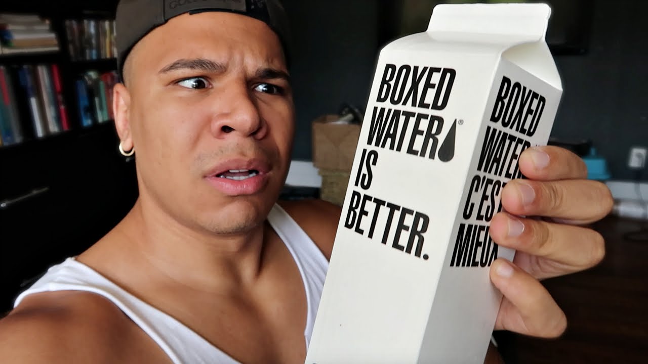 BOXED WATER TASTE TEST!!