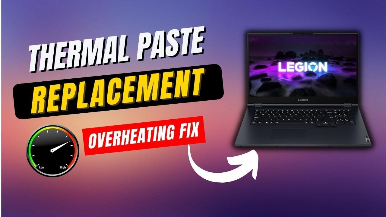 How to Replace Lenovo Legion 5 (15IMH05H) Thermal Paste | Lenovo Legion 5 Thermal Replacement
