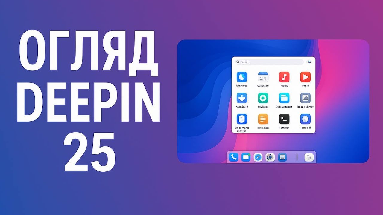 Лінукс з Аліекспрес &ndash; Deepin 25 &ndash; Огляд,  встановлення, проблемки