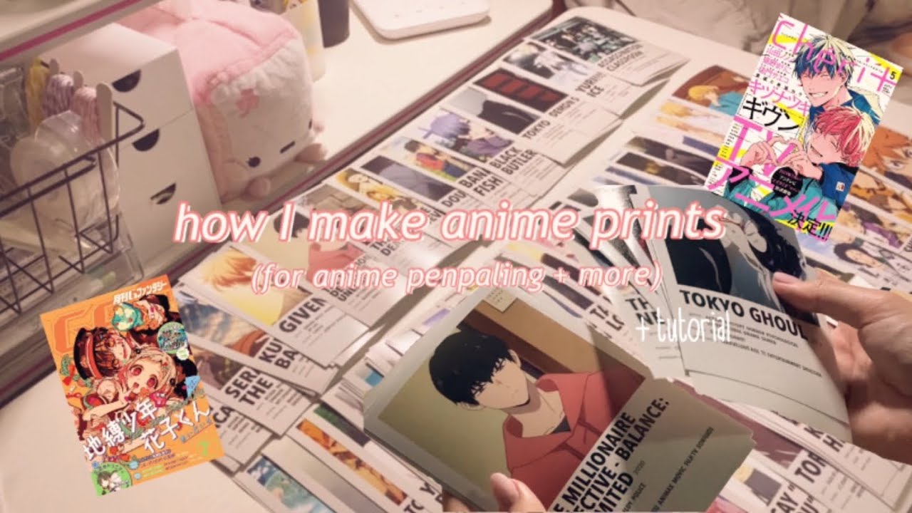 How I make my anime prints 🔖📝