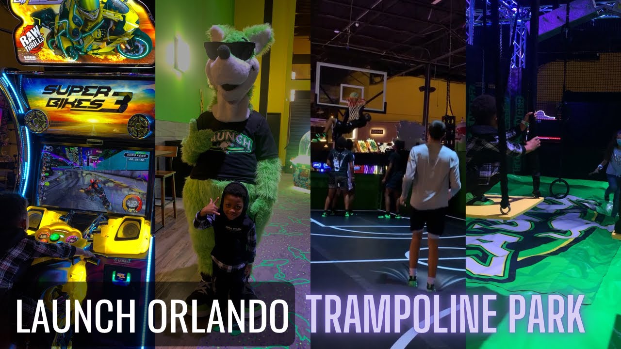 ORLANDOS BIGGEST AND NEWEST TRAMPOLINE PARK | LAUNCH ENTERTAINMENT PARK