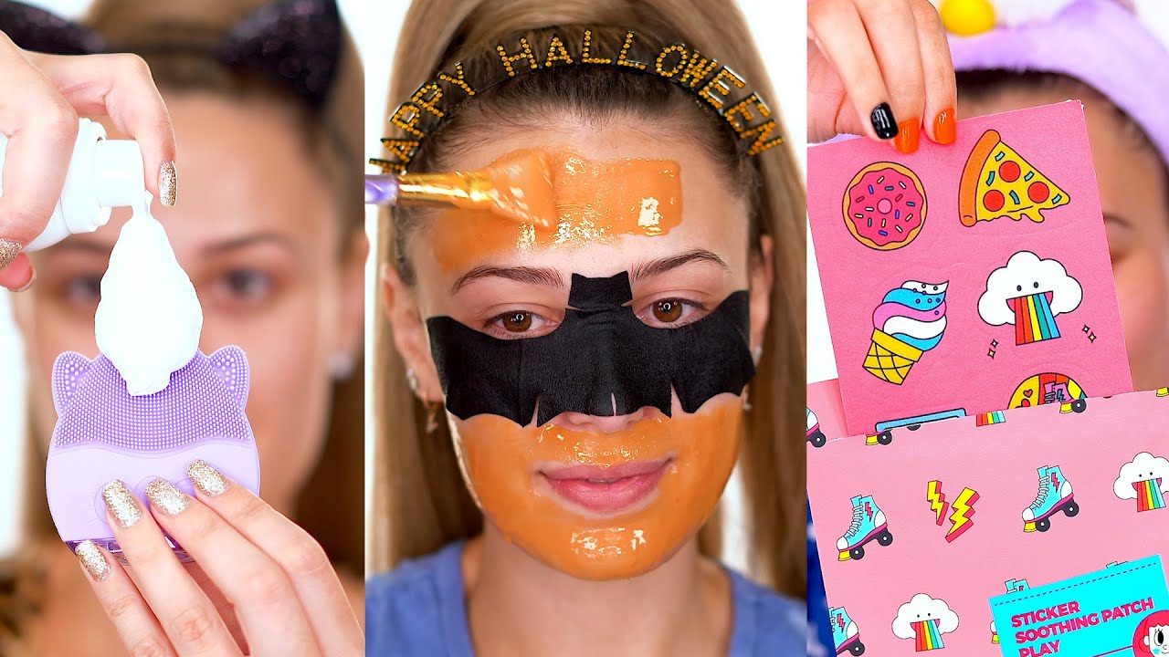 🎃💖 ПОДБОРКА УХОДА ЗА КОЖЕЙ НА ХЭЛЛОУИН! Октябрь 2020👻 | Виктория Лин