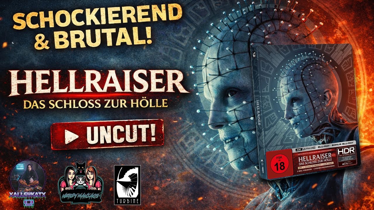 Hellraiser Steelbook von Turbine Medien – ein Stück Hölle fürs Regal | Horror | Pinhead | Brutal