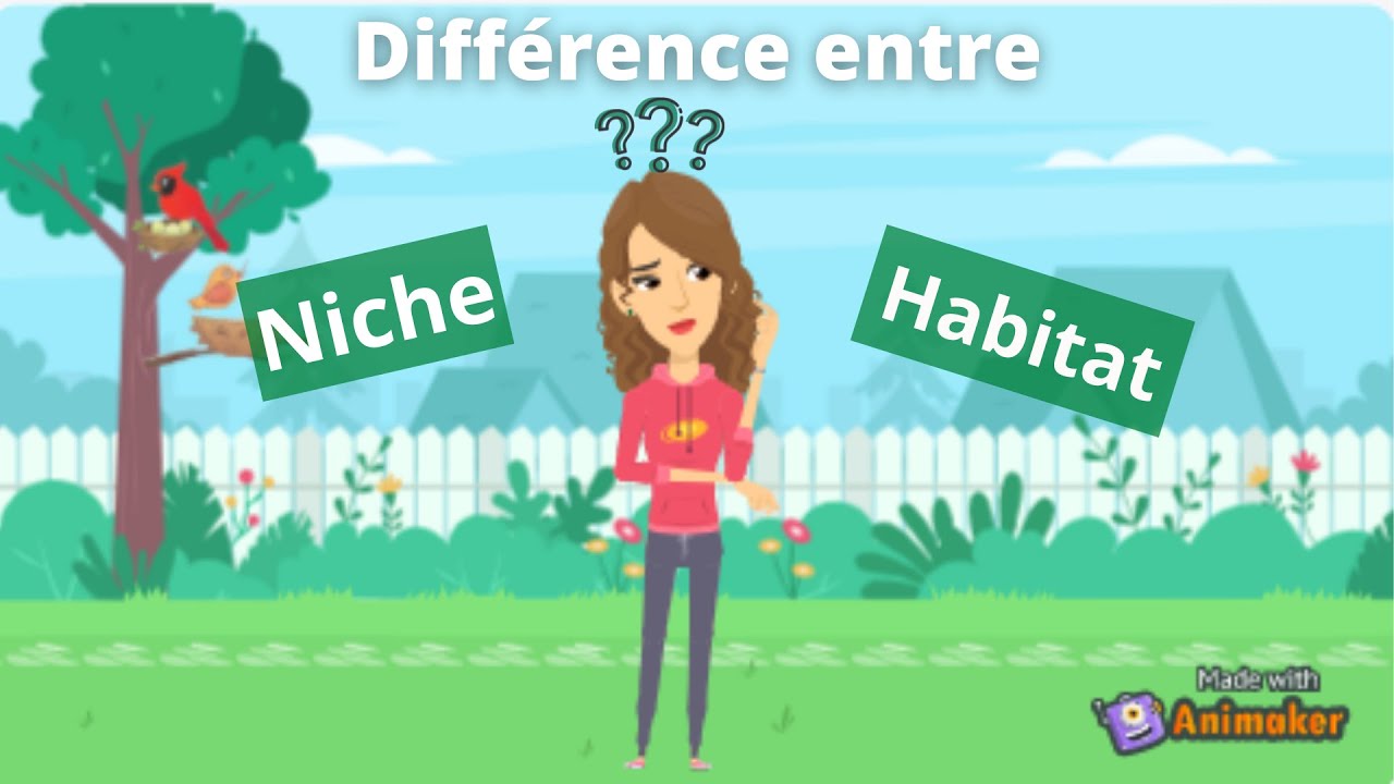 Différence entre Habitat et Niche écologique