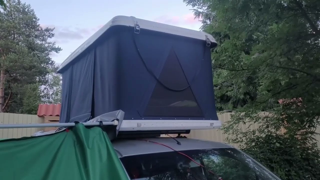 Палатка на крыше авто  Вариант 3