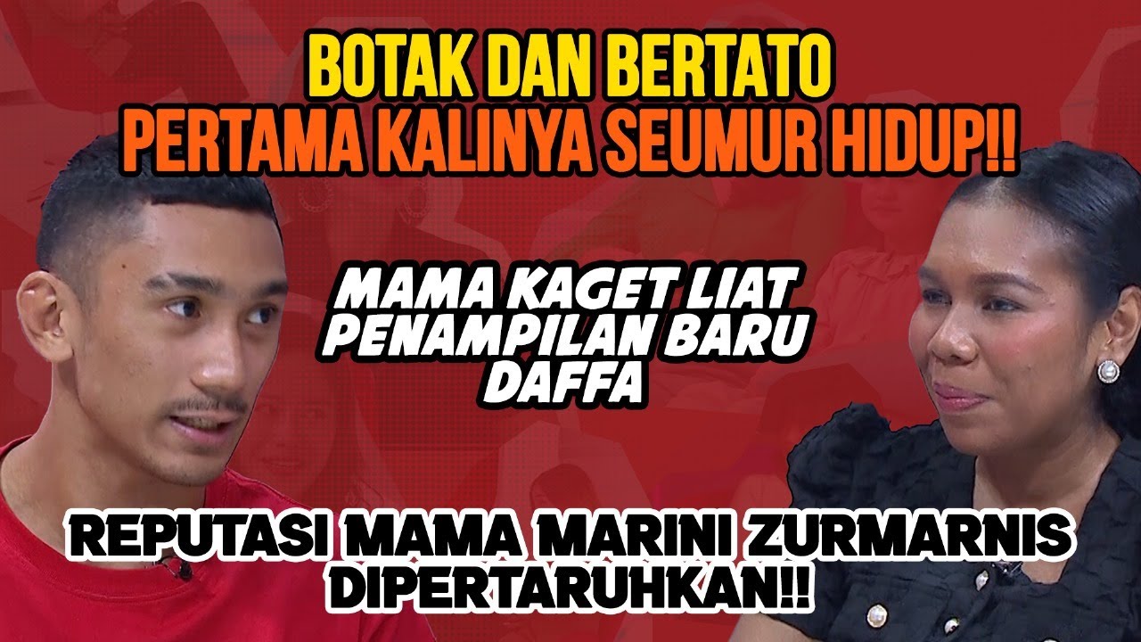 BOTAK DAN BERTATO PENAMPILAN DAFFA WARDHANA BIKIN MARINI ZUMARNIS SYOK!!!