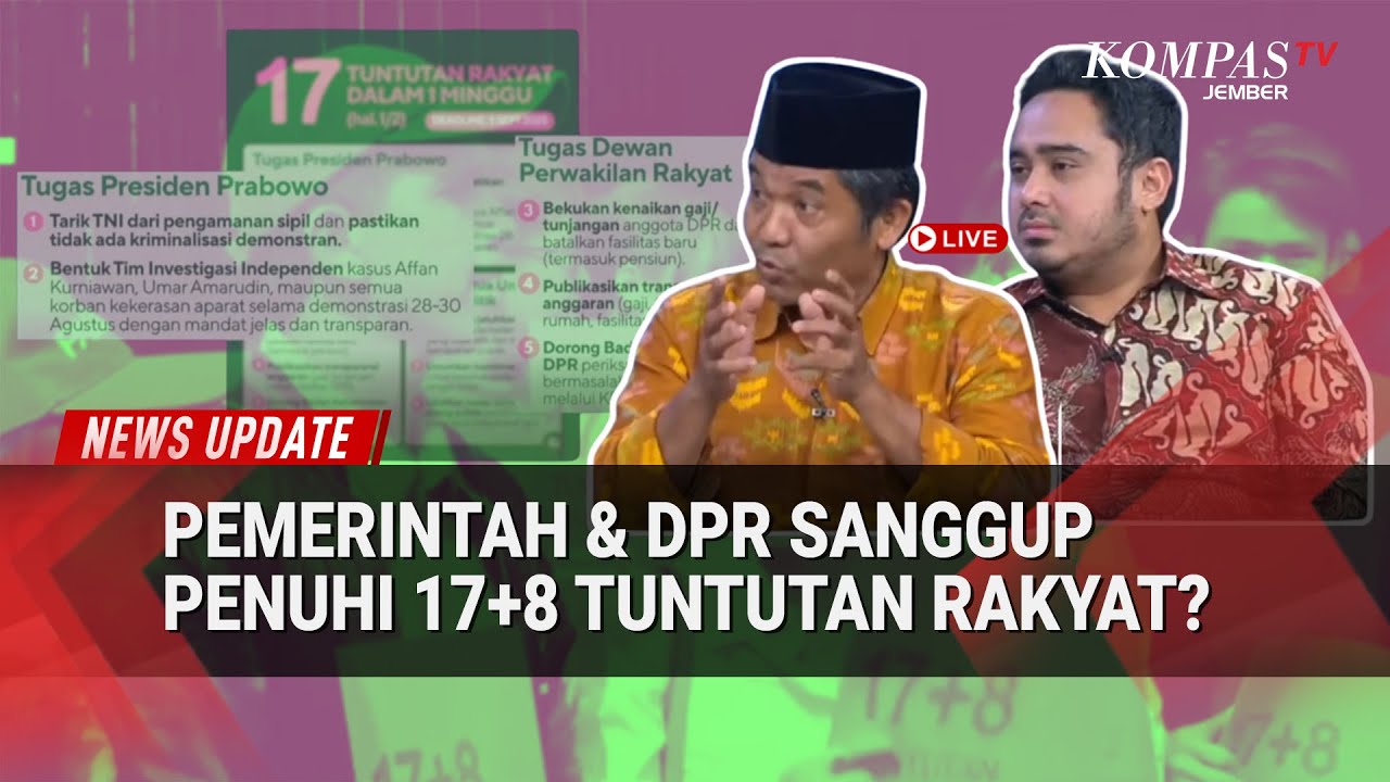 Bisa atau Tidak? Ahmad Irawan & Ray Rangkuti Kupas 17+8 Tuntutan Rakyat ke DPR dan Pemerintah