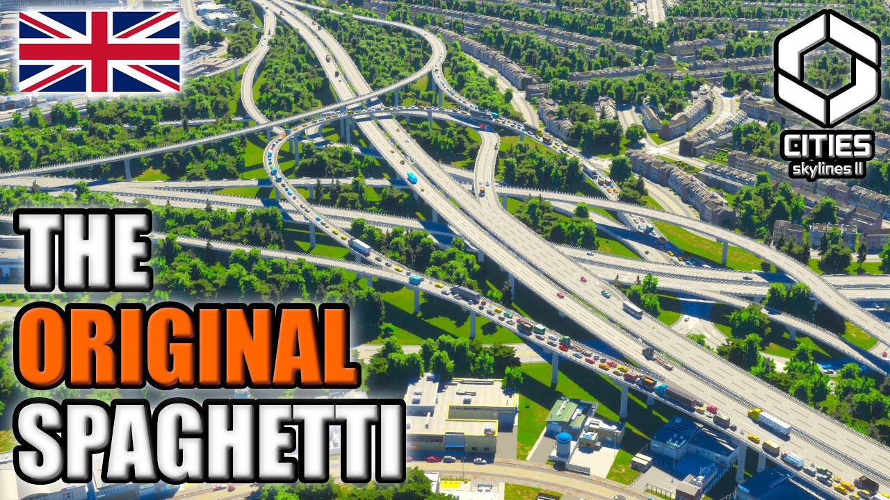 Building the UK’s Spaghetti Junction in Cities Skylines 2